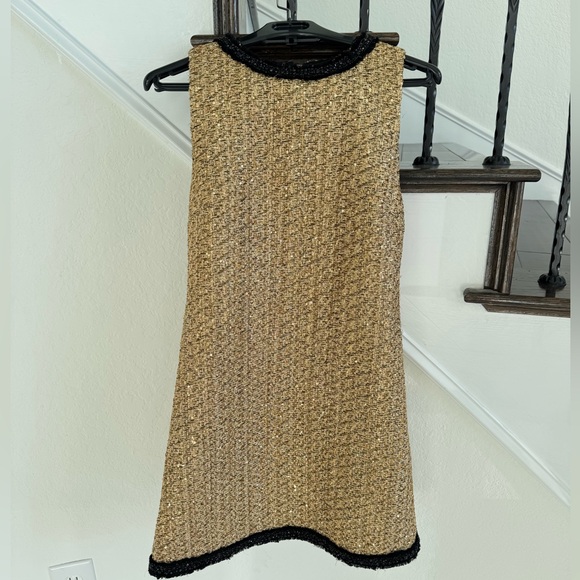 Alice + Olivia Clyde embellished metallic tweed mini dress - Picture 3 of 6